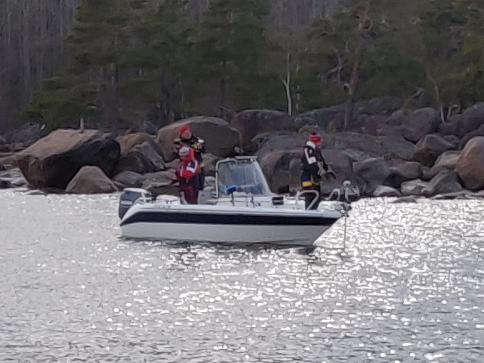 Kalastajat työssään
